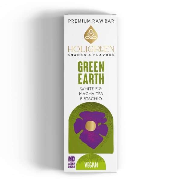 Ηoligreen Χειροποίητη Μπάρα Green Earth Raw Bar,60gr