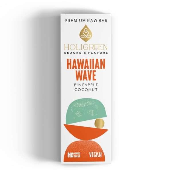 Holigreen Χειροποίητη Μπάρα Hawaiian Wave Raw,60gr