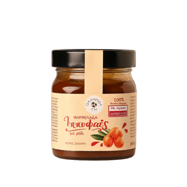 Μαρμελάδα Ιπποφαές με ρόδι χωρίς ζάχαρη