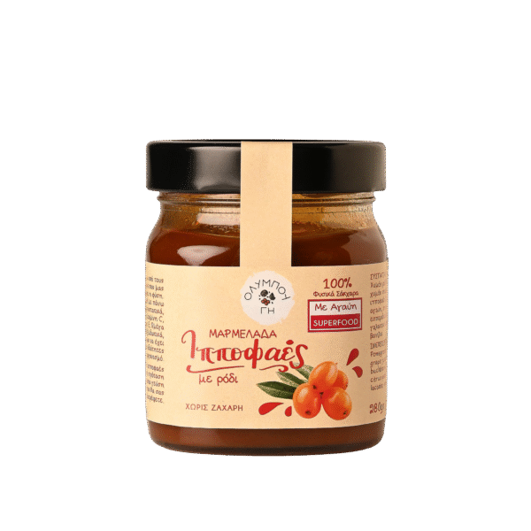 Μαρμελάδα Ιπποφαές με ρόδι χωρίς ζάχαρη